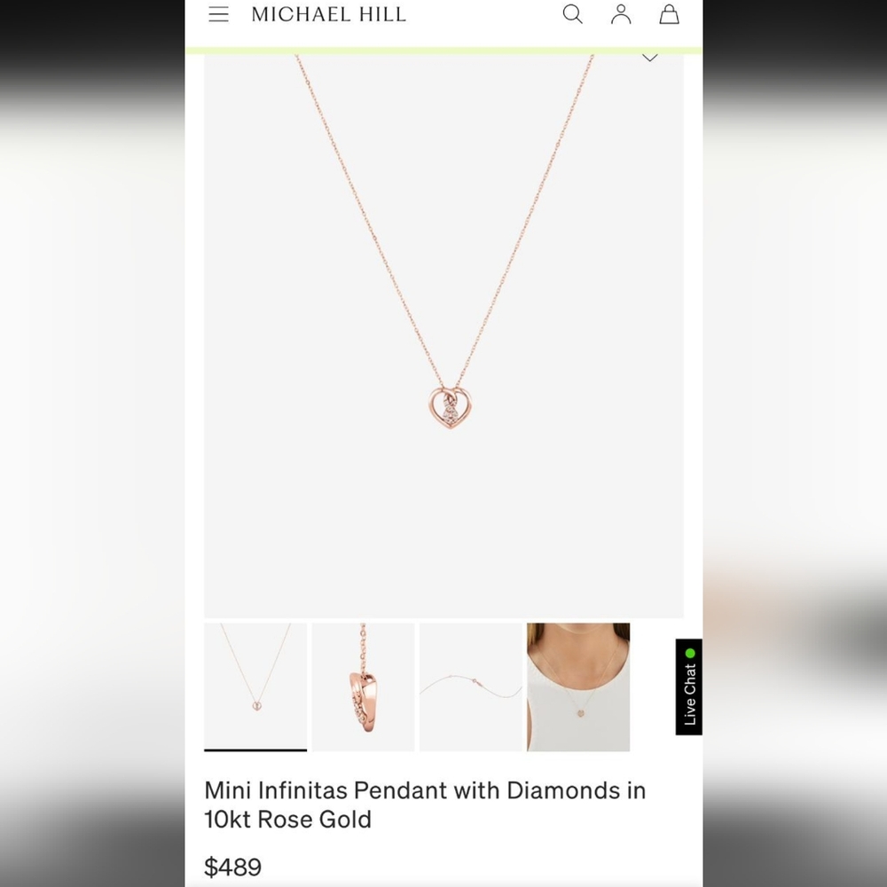 Infinitas necklace pendant